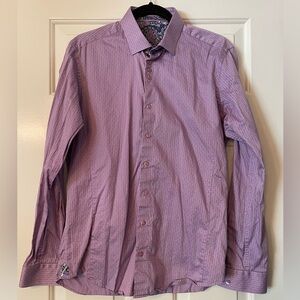 Au Noir Men's Purple Shirt